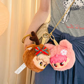 SpringHouse "UNAbaby Cozy Curls: Wave 1 - Dumpling Squad" series art toy figures in a lifestyle display scene: